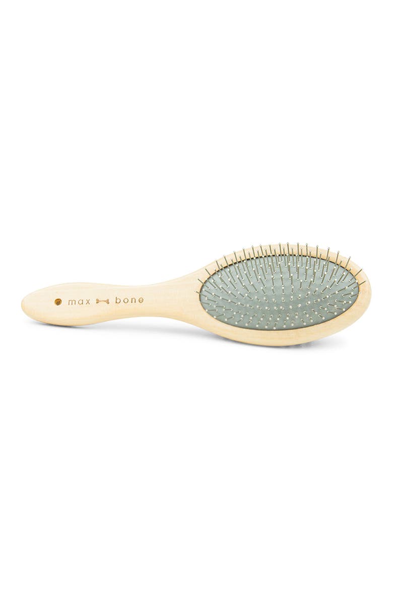max-bone Milo Double Sided Dog Brush, Main, color, WHITE