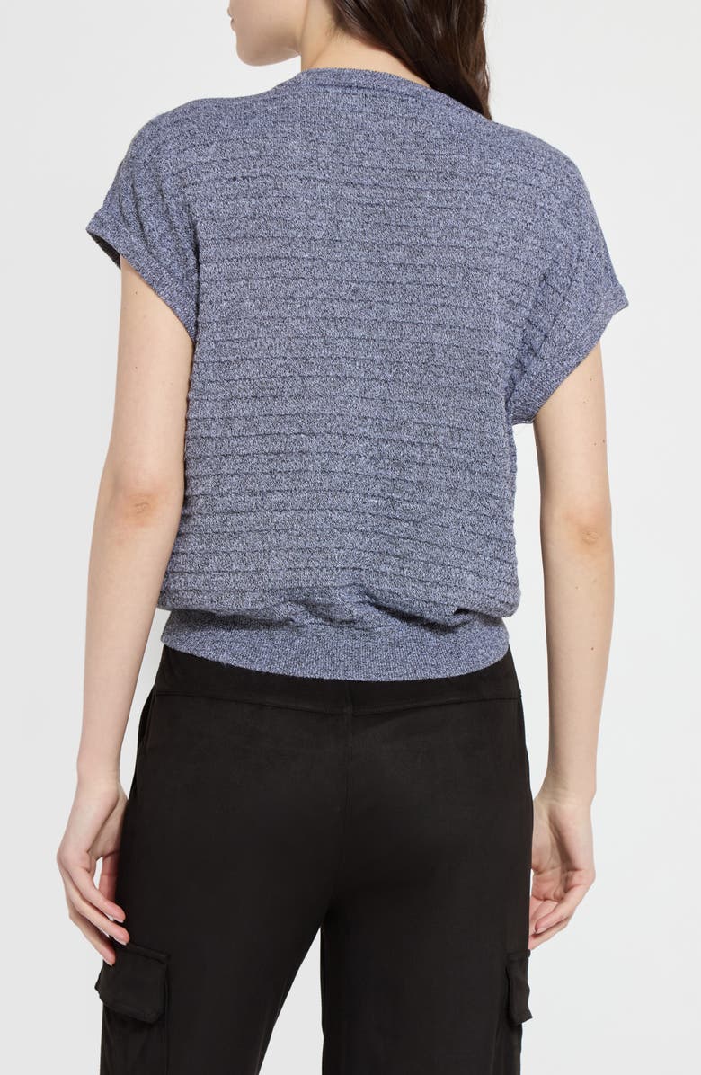 Lysse Edena Smocked Sweater, Alternate, color, Salt / Pepper