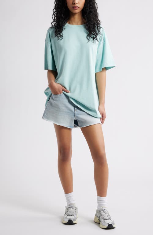 Bp. Washed Oversize Cotton T-shirt In Blue