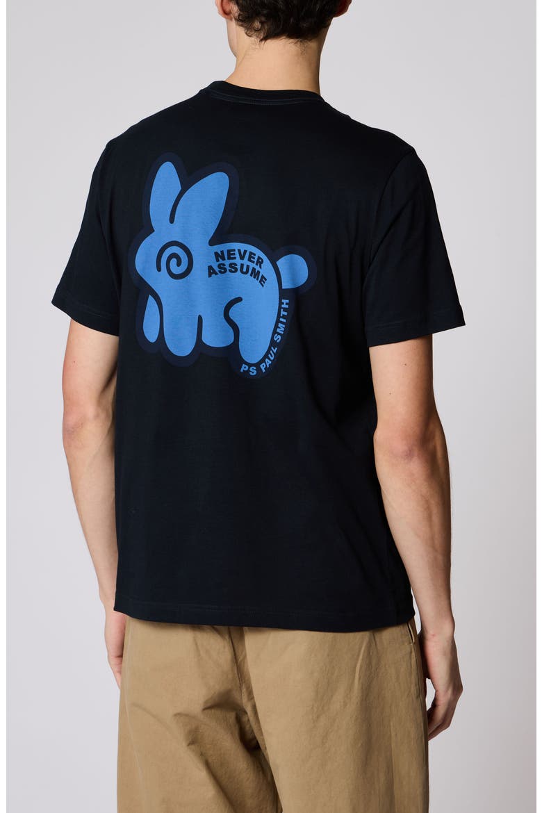 Bunny Graphic T-Shirt, Alternate, color, 49