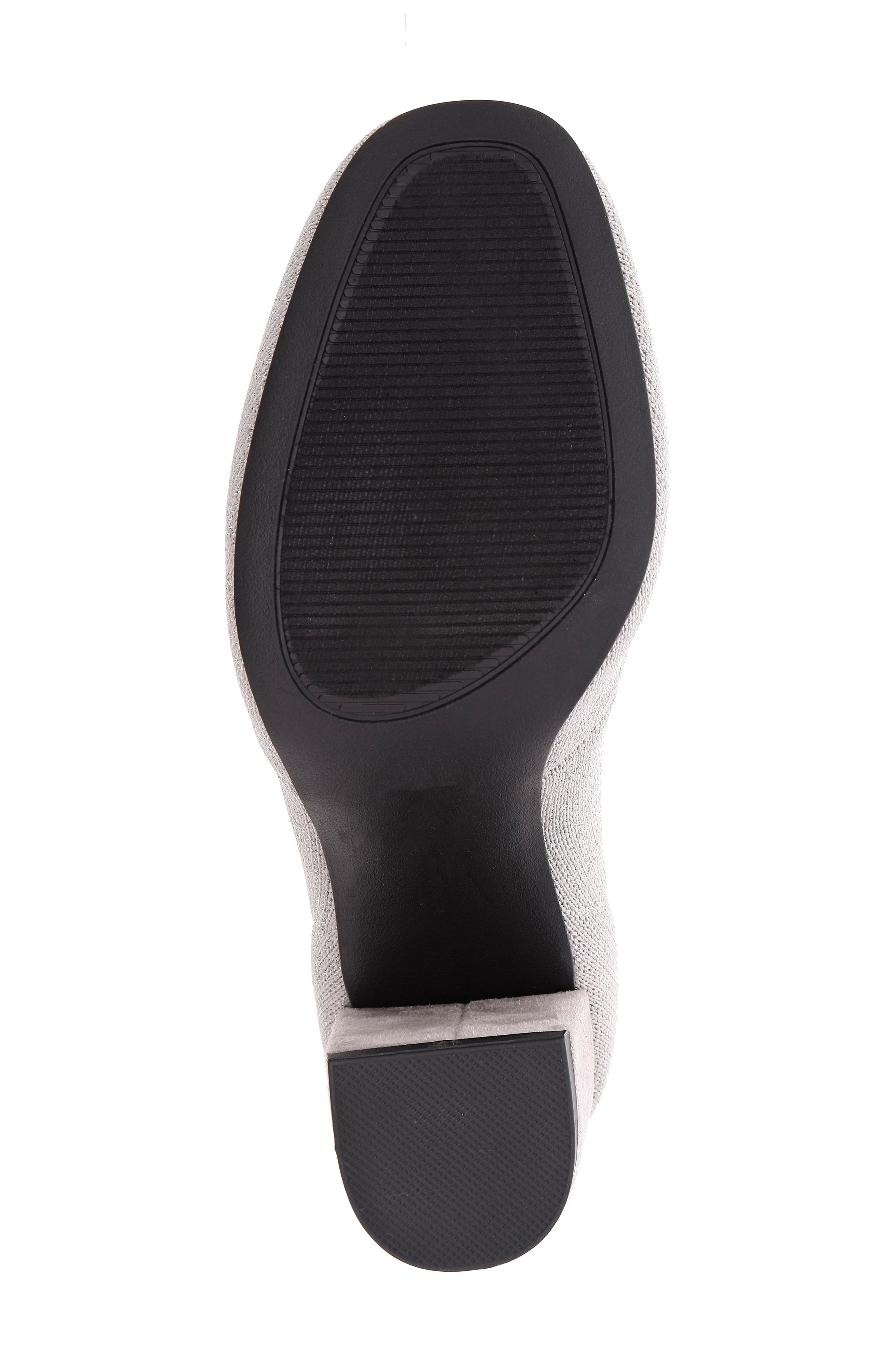Braxton Block Heel Bootie, Alternate, color, SILVER