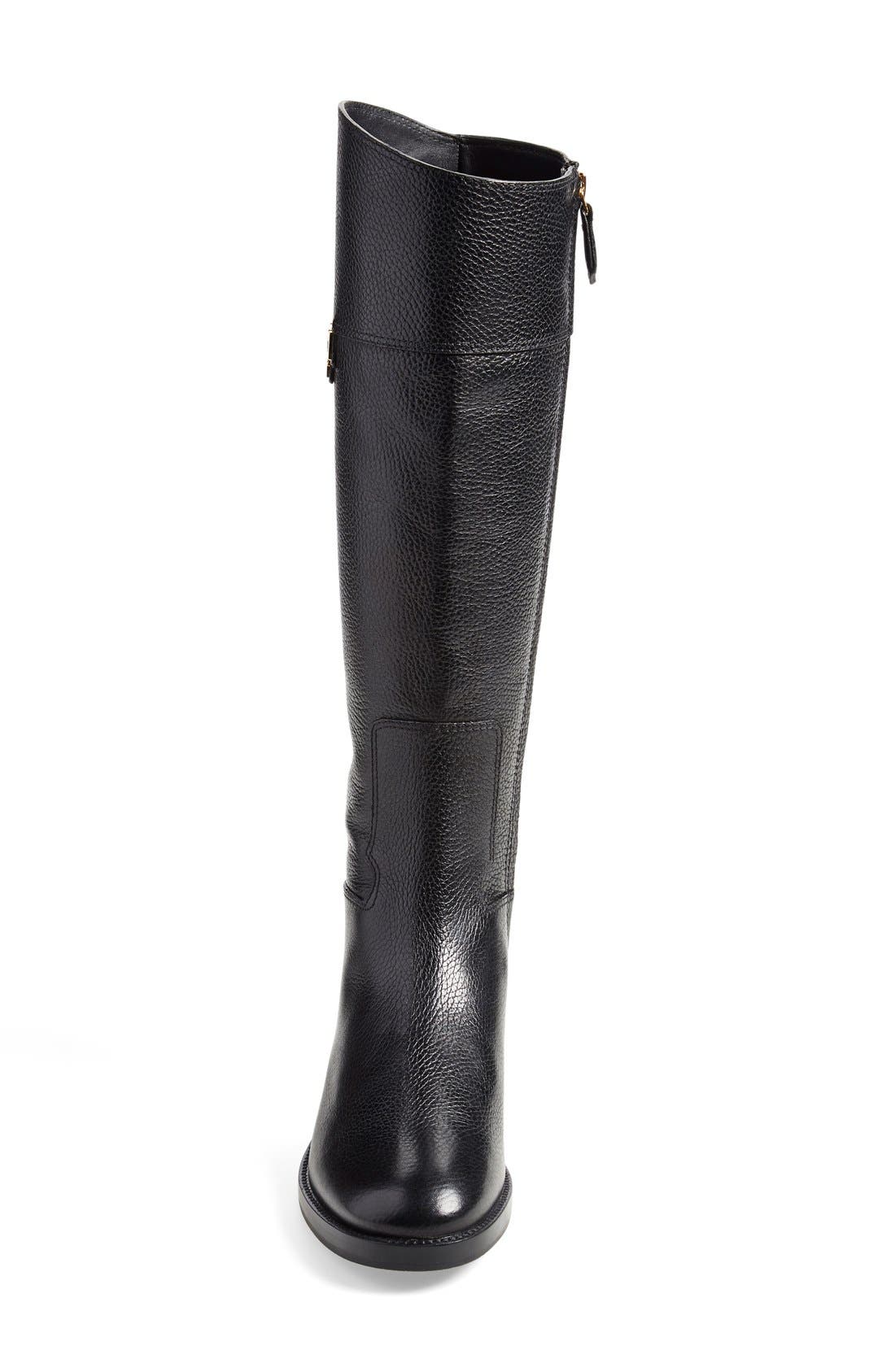 Tory Burch 'Joanna' Riding Boot, Alternate, color, 