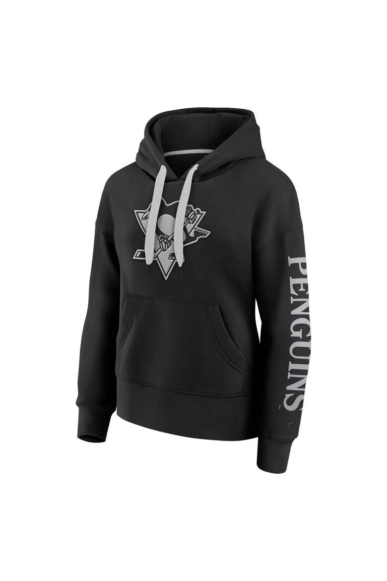 Women's Fanatics Black Pittsburgh Penguins Elements Next Pullover Hoodie, Alternate, color, Black