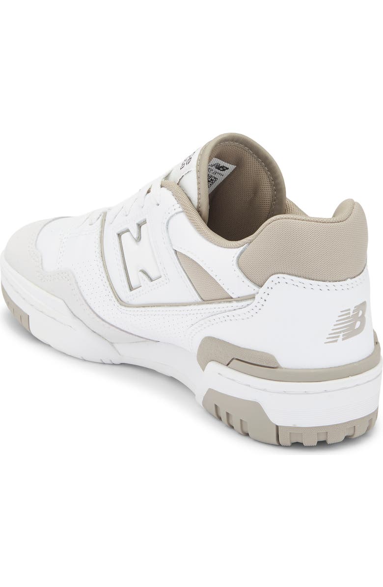 New Balance 550 Basketball Sneaker, Alternate, color, White/ Arid Stone