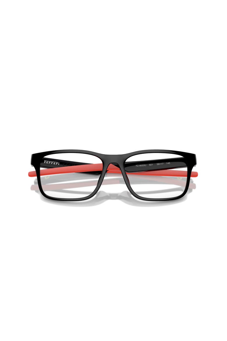 54mm Rectangle optical glasses, Alternate, color, Black