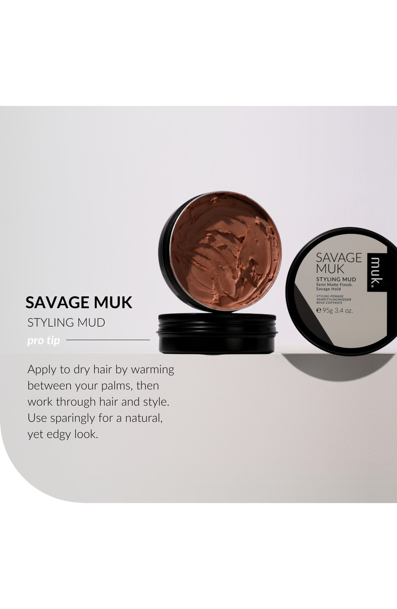 Muk Haircare Savage muk Styling Mud, Alternate, color, 3.4 Oz