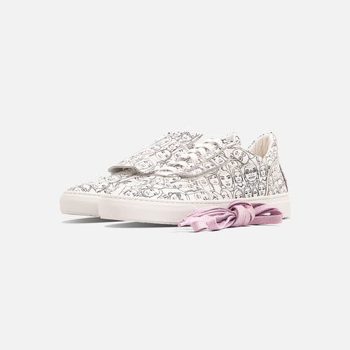 Fini Bold "ty" Sneaker In Animal Print