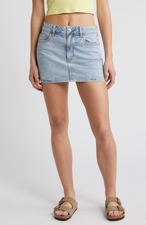 Women s PacSun Jean Denim Skirts Nordstrom