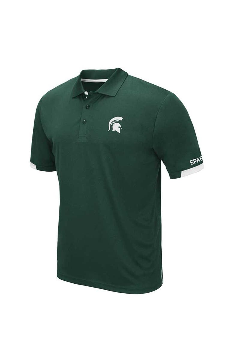 COLOSSEUM Men's Colosseum Green Michigan State Spartans Big & Tall Santry Polo, Alternate, color, Green
