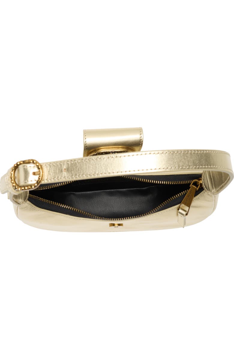 Kurt Geiger London Small Chelsea Hobo Shoulder Bag, Alternate, color, Gold