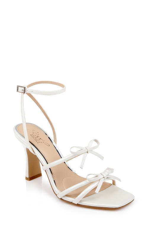 Jewel Badgley Mischka Women's Kiyomi Ii Stiletto Dress Sandals In White Matte