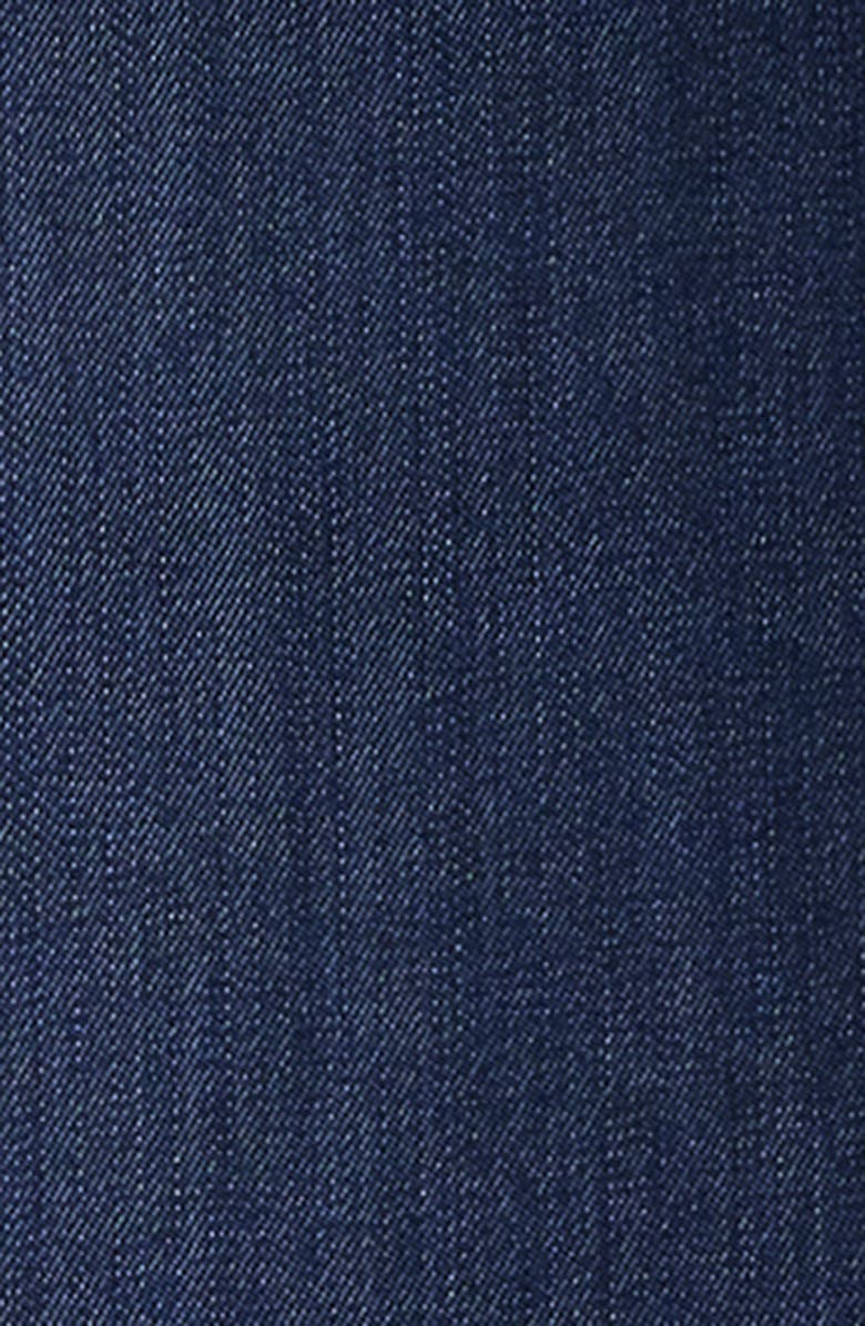 Tahari ASL Crop Denim Jacket, Alternate, color, 