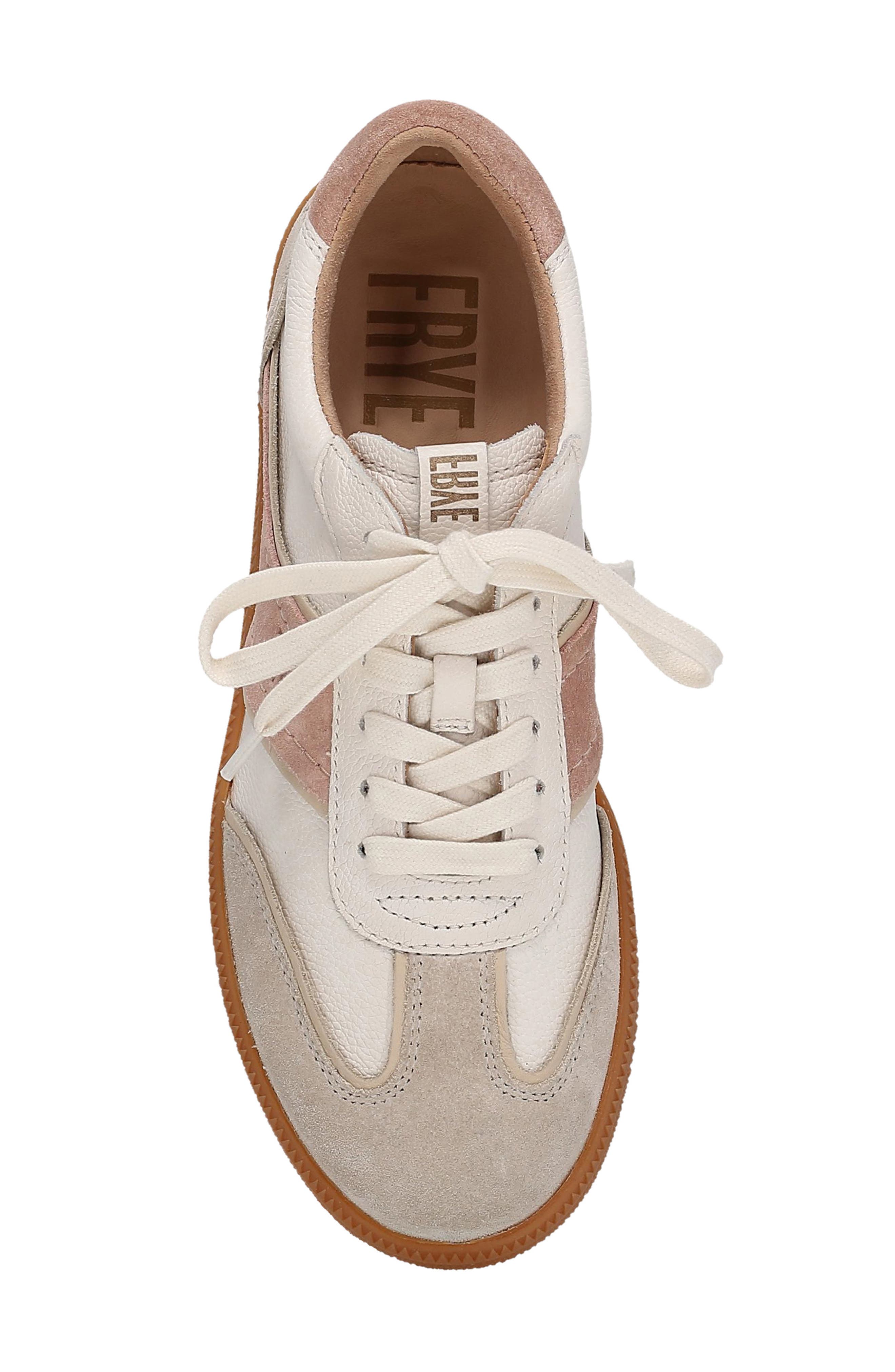 Milly Low Top Sneaker, Alternate, color, IVORY ROSA