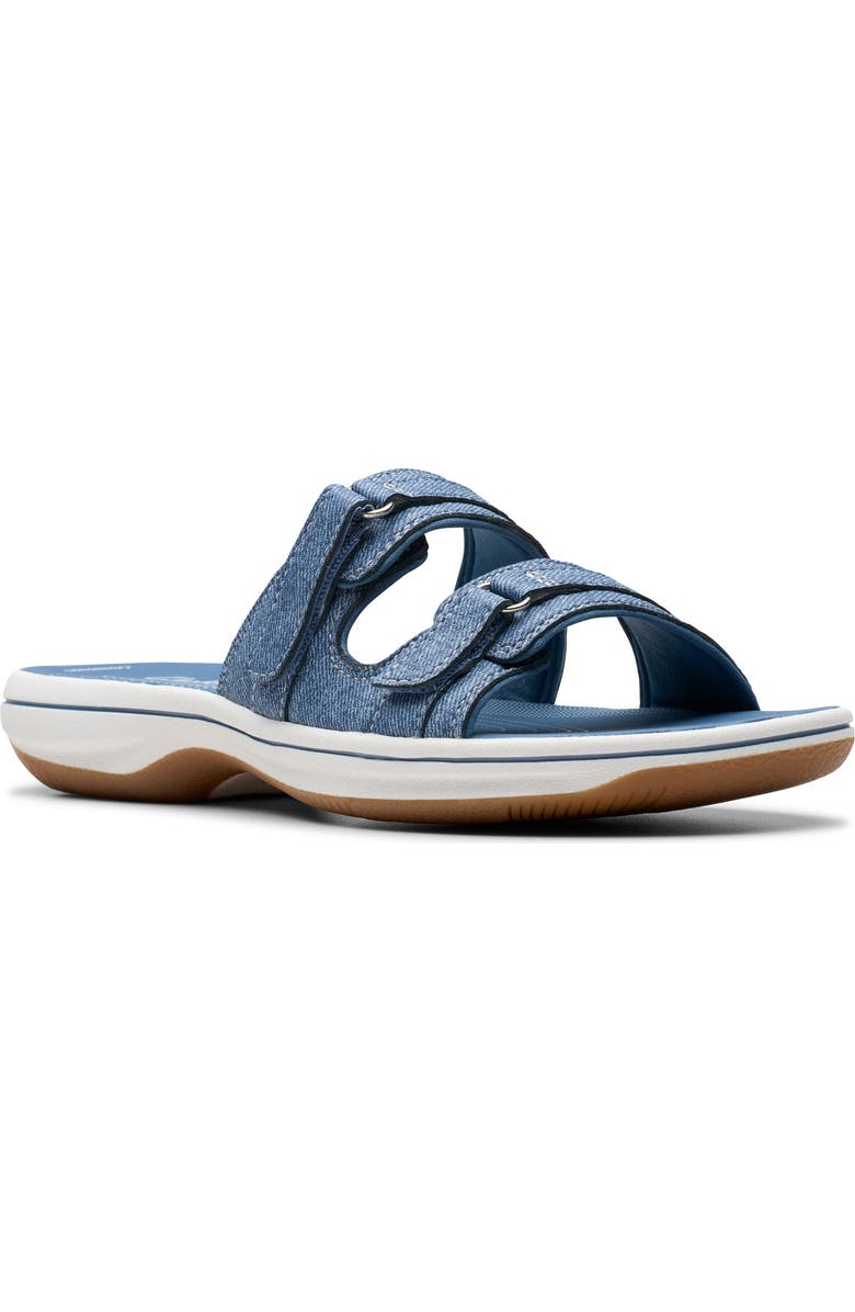 Clarks<sup>®</sup> Breeze Piper Slide Sandal, Main, color,