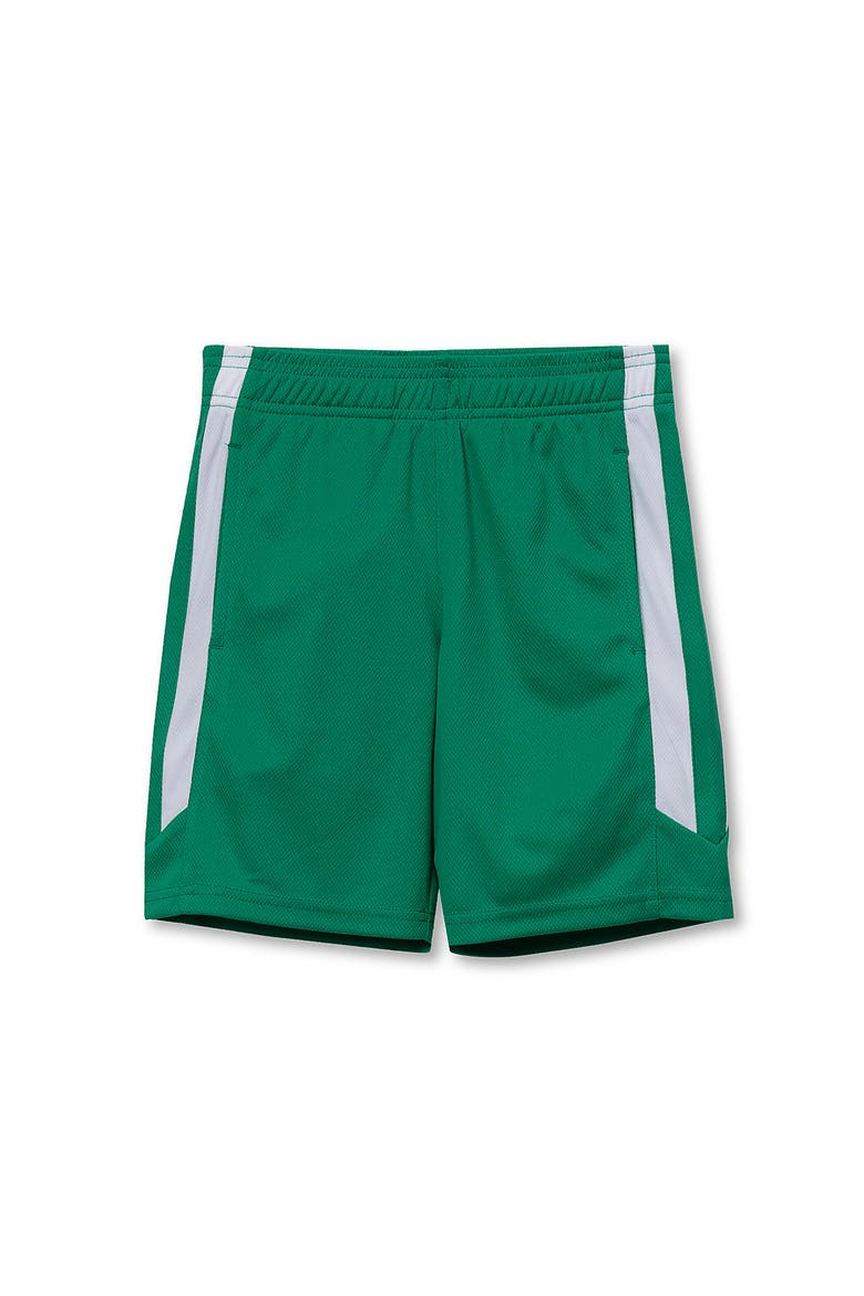 Boys Athletic Mesh Shorts, Main, color, Golf Green