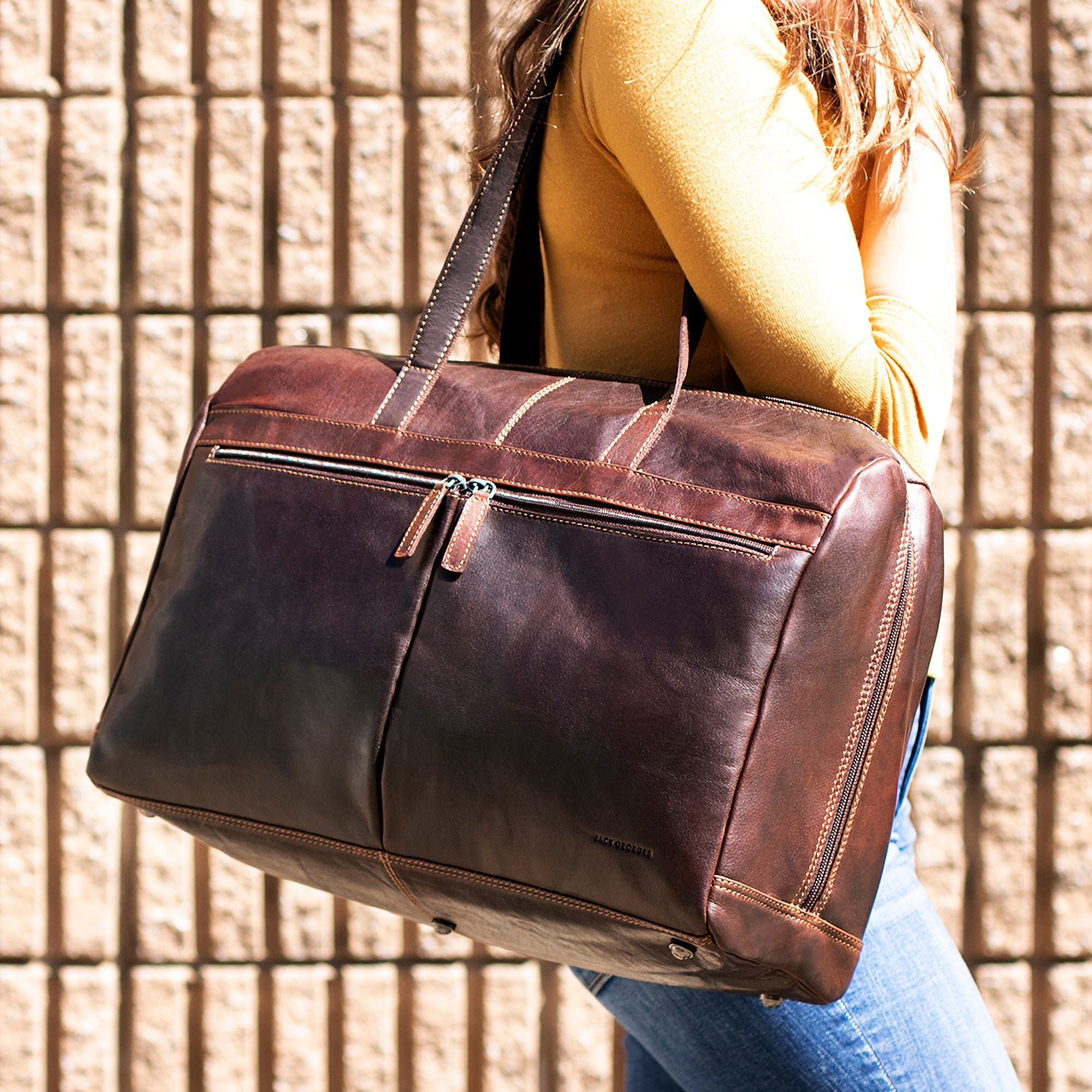 Voyager Uptown Duffle Tote Bag, Alternate, color, Brown