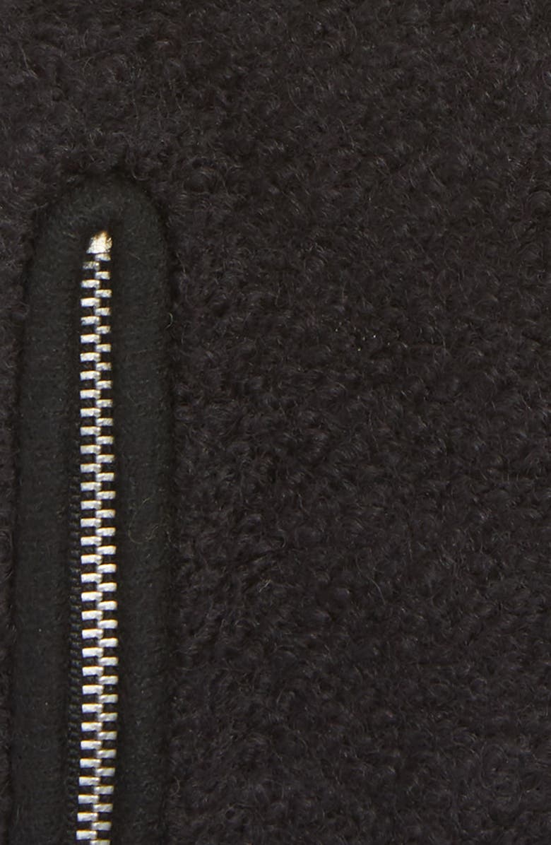 Nordstrom Zip Bouclé Touchscreen Gloves, Alternate, color, 