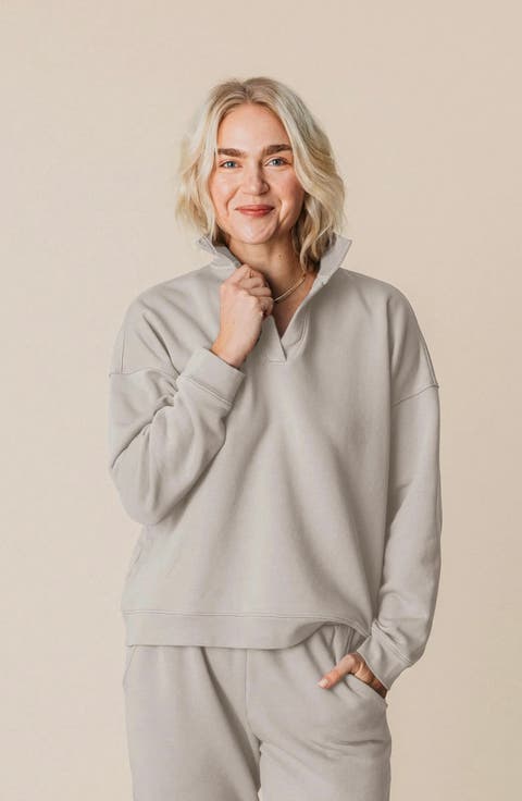 Organic Cotton Teddy Polo Crew