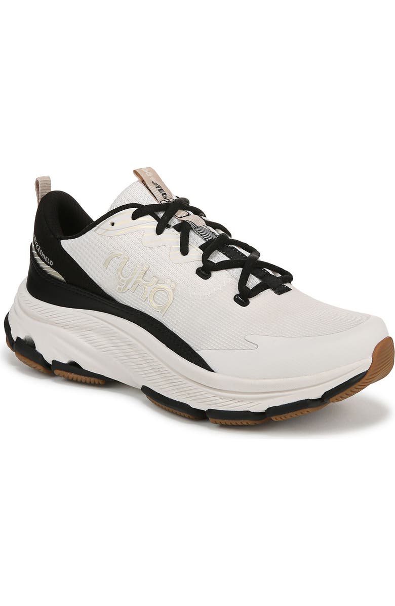 Rykä Devoted RS Walking Sneaker, Main, color, White Black