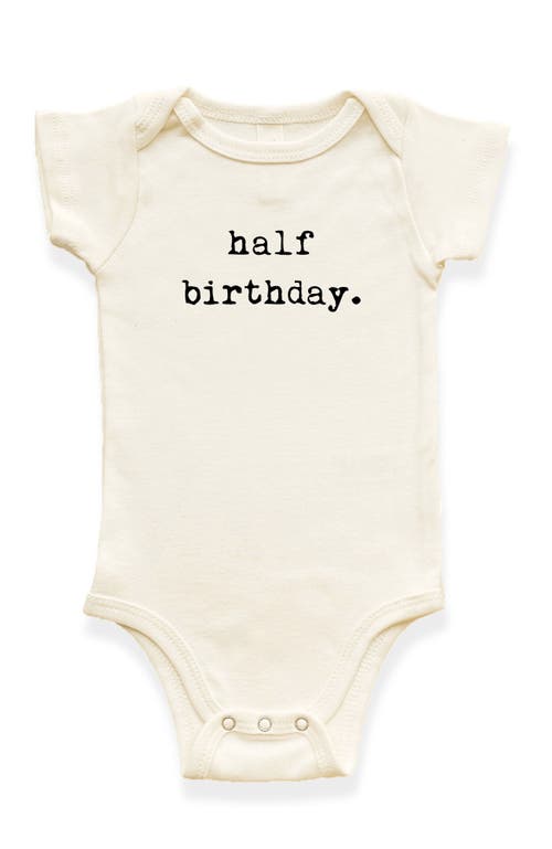 Tenth & Pine Kids'  Half Birthday In Neutral