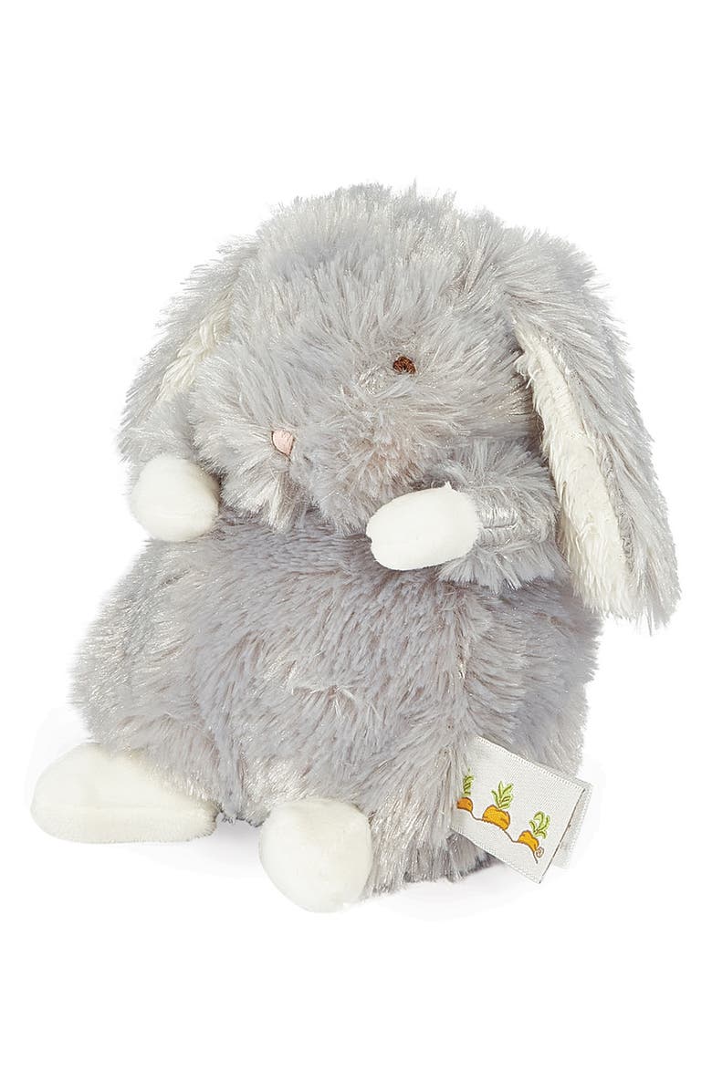 Bunnies by the Bay Wee Bloom Plush Bunny, Alternate, color, Grey