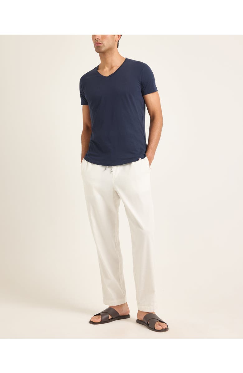 Orlebar Brown Ob V Tailored Fit V-neck T-Shirt, Main, color, Navy