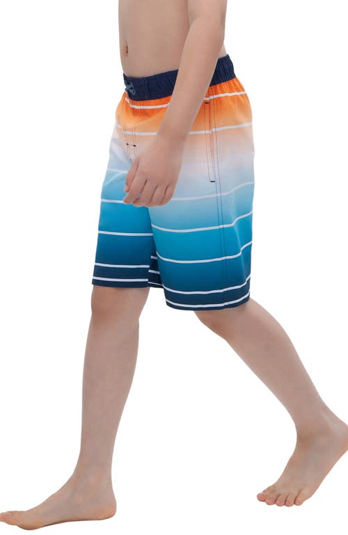 ROKKA&ROLLA ROKKA&ROLLA KID'S SWIM TRUNKS WITH MESH LINING AND UPF 50+ PROTECTION