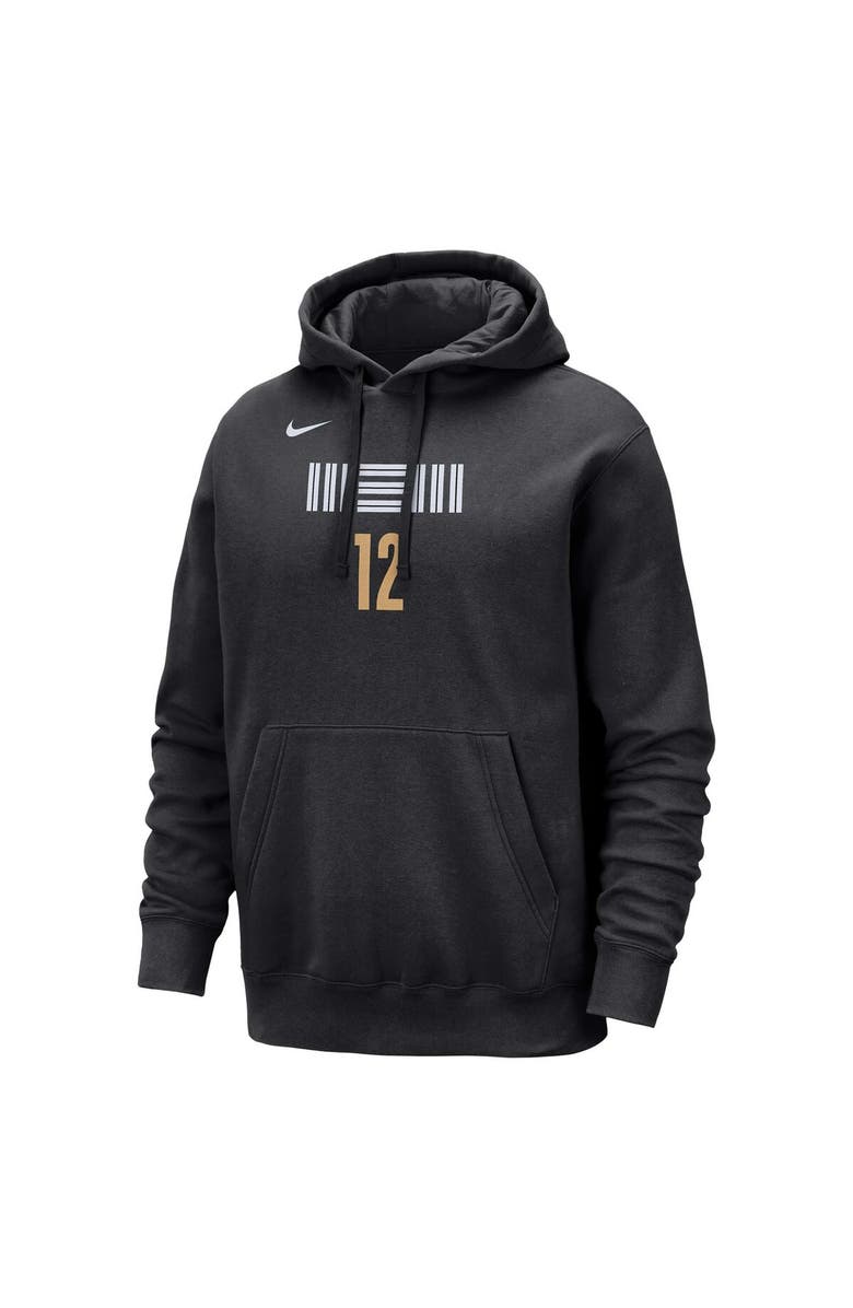 Nike Men's Nike Ja Morant Black Memphis Grizzlies 2023/24 City Edition Name & Number Pullover Hoodie, Alternate, color, 