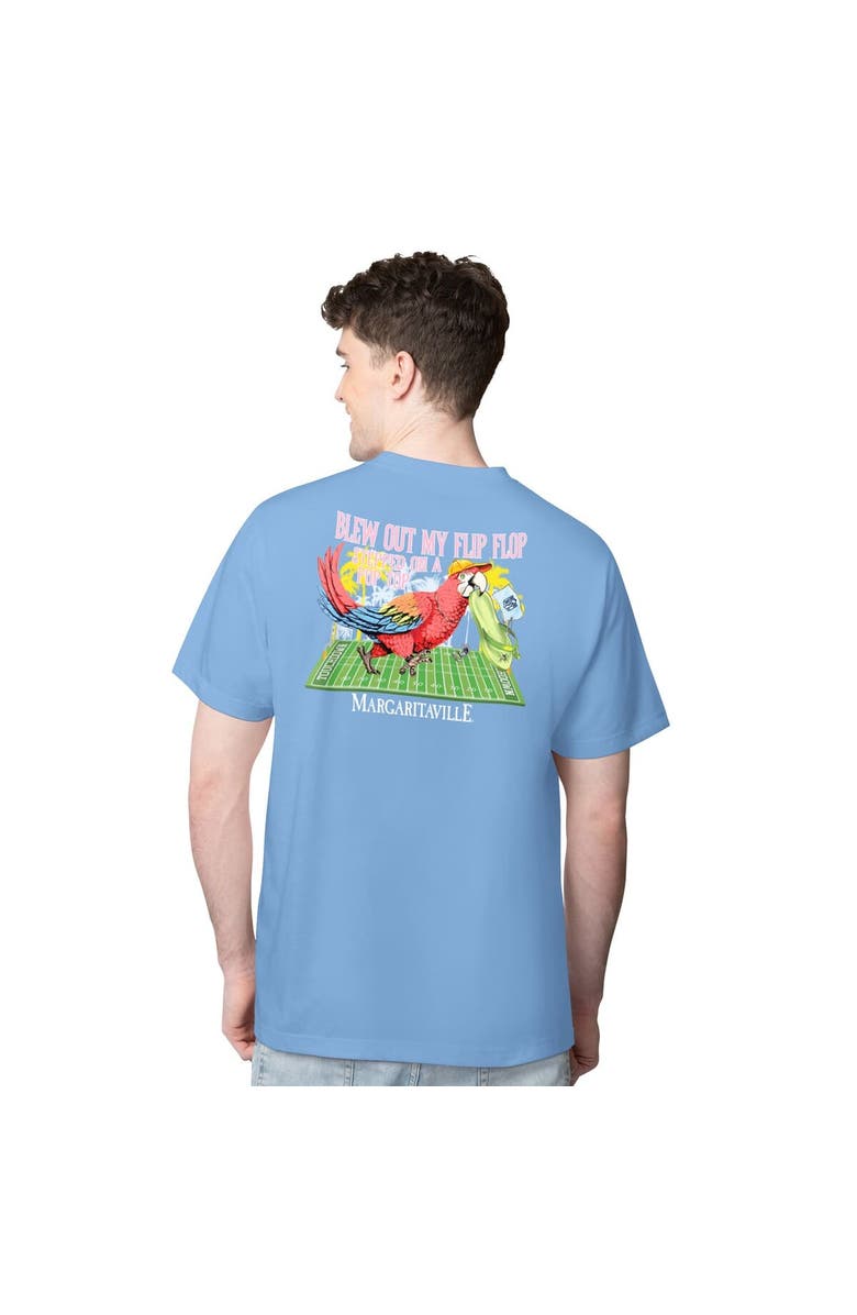 Margaritaville Men's Margaritaville Light Blue Dallas Cowboys Flip Flop T-Shirt, Main, color, Light Blue