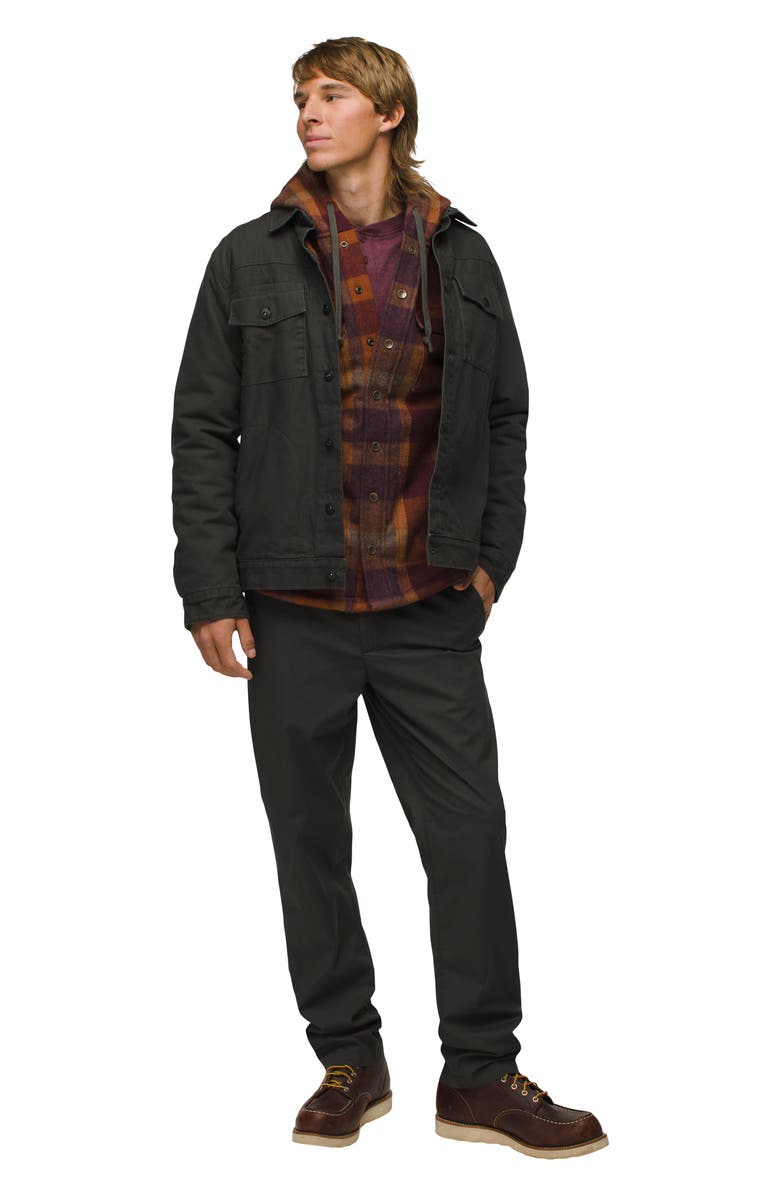 prAna Grover Flannel Lined Canvas Jacket, Alternate, color,