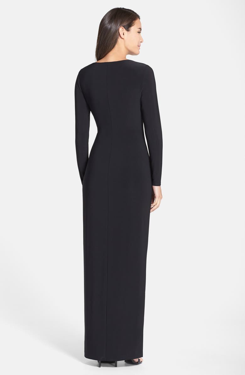 Lauren Ralph Lauren Embellished Jersey Gown, Alternate, color,