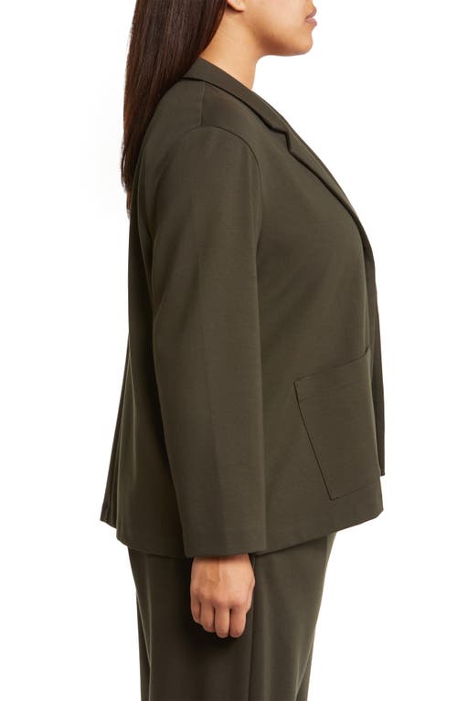 Eileen Fisher Open Front Blazer In Multi