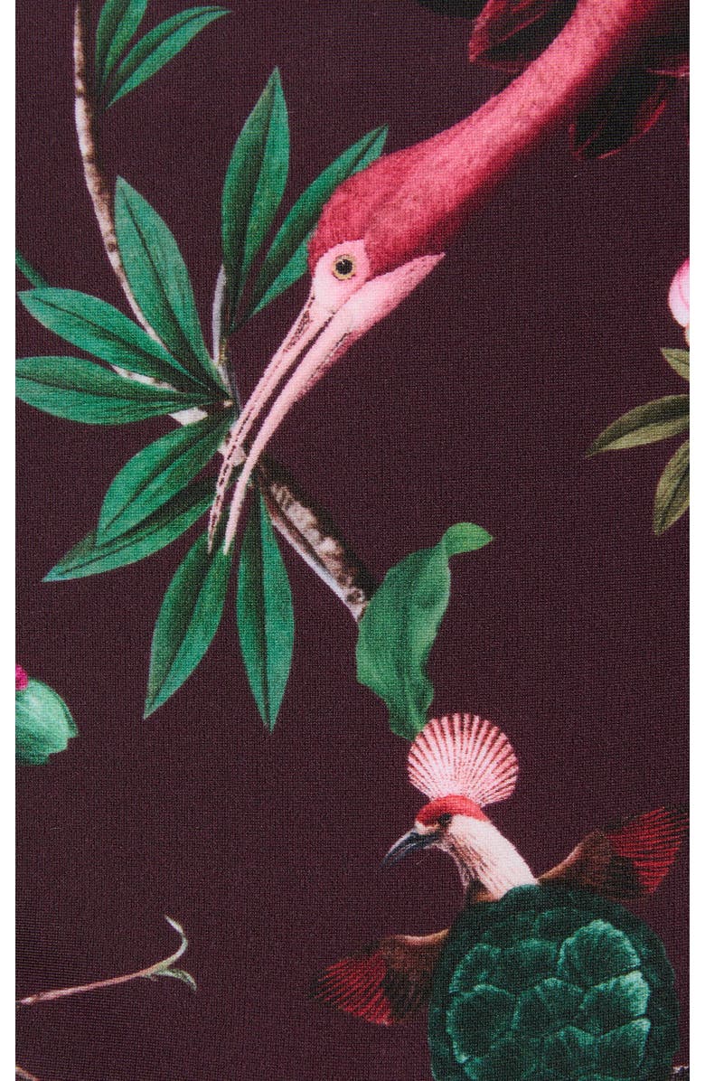 La DoubleJ Boy Brief, Alternate, color, Zooflora Mini Bordeaux