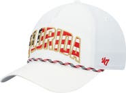 '47 Men's '47 White Florida Gators Stars and Stripes Flag Flutter Hitch Snapback Hat