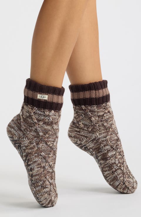 Deedee Fleece Lined Quarter Socks
