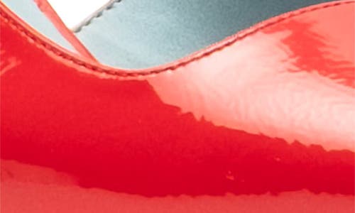 Frances Valentine Vivi Pointed Toe Slingback Pump In Red