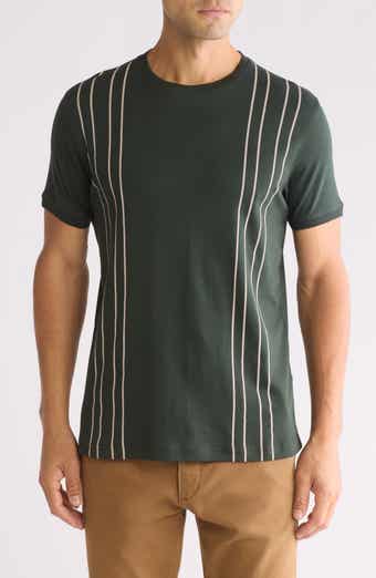 Vertical Stripes Cotton T-Shirt