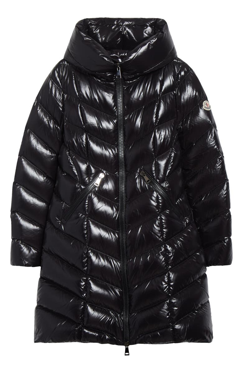 Moncler Marus Quilted Down Puffer Coat, Alternate, color, Black