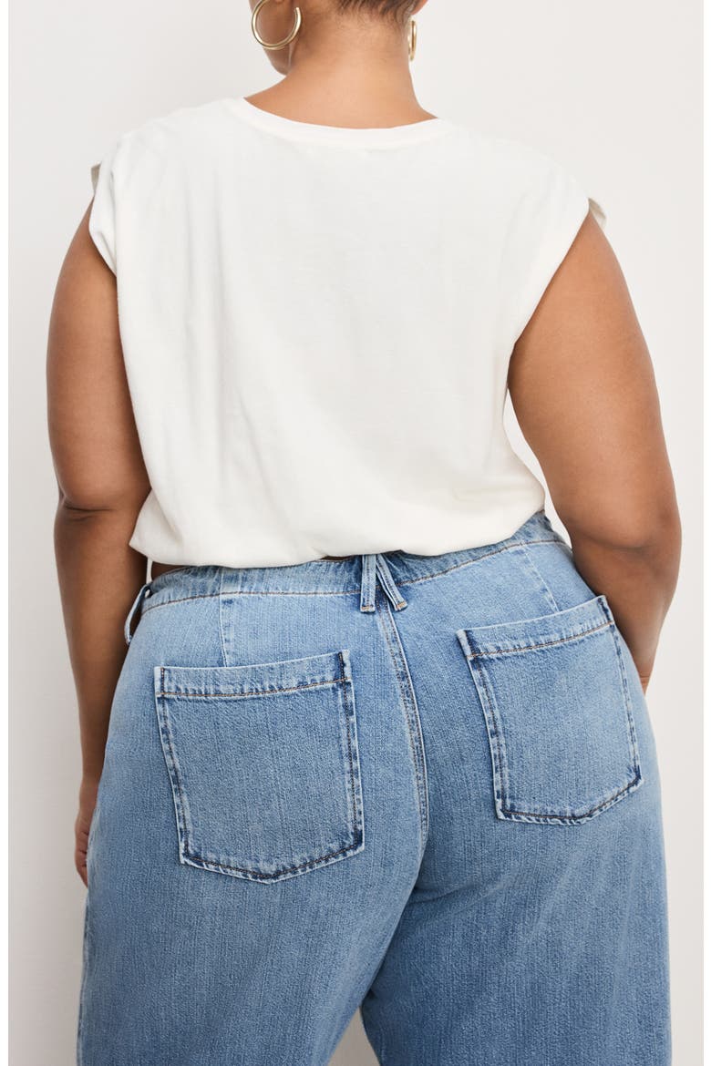 Gathered Hem Muscle Top, Alternate, color, CLOUD WHITE001