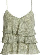 Open Edit Ruffle Tiered Camisole