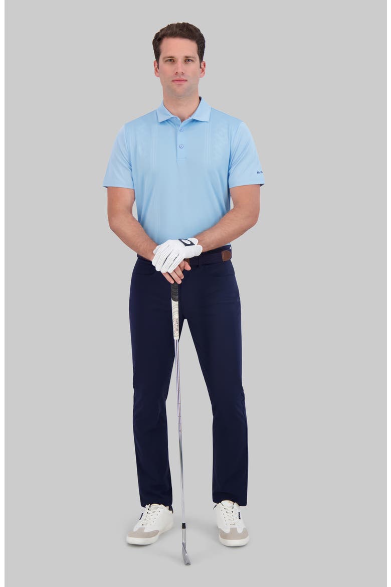 Tonal Diamond Jacquard Performance Golf Polo, Alternate, color, LIGHT BLUE
