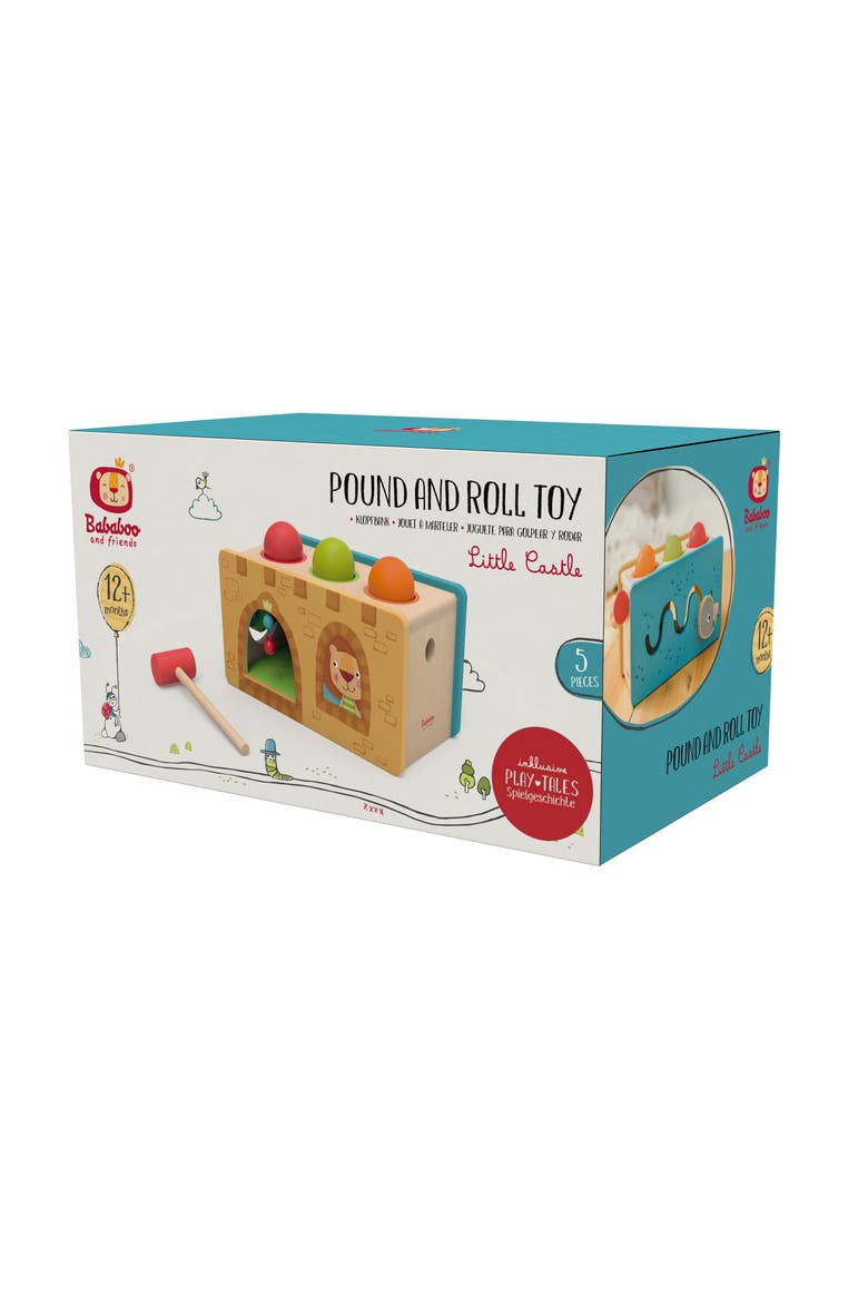 Little Castle Pound and Roll Toy, Alternate, color, Turquoise
