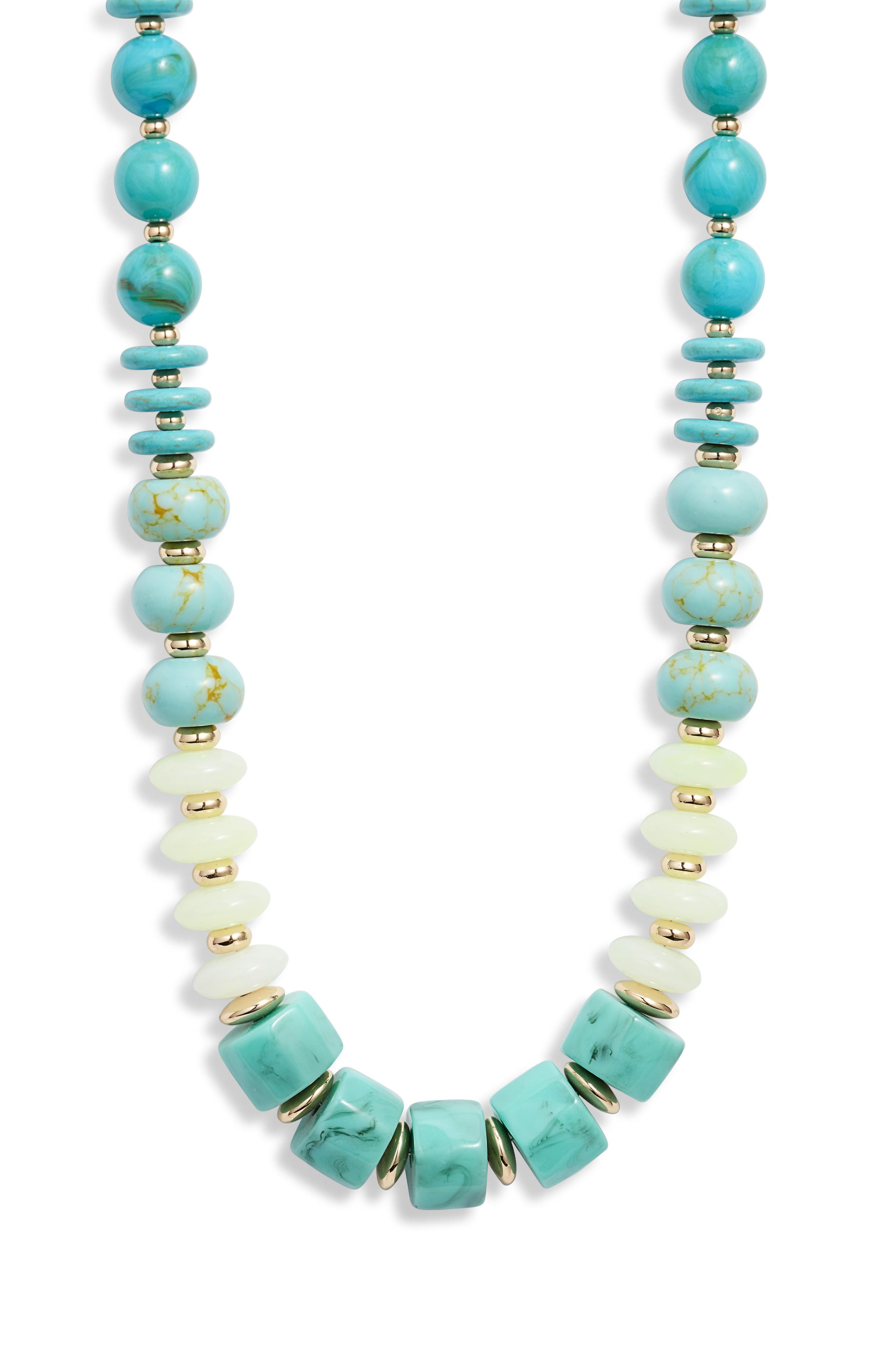 TURQUOISE MULTI- GOLD