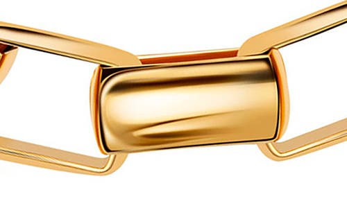 Christina Caruso Box Link Necklace In 14k Gold