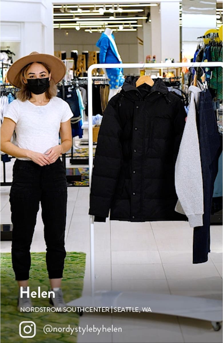 Men's Carson Fusion Fit Hooded 625 Fill Power Down Parka, sales video thumbnail