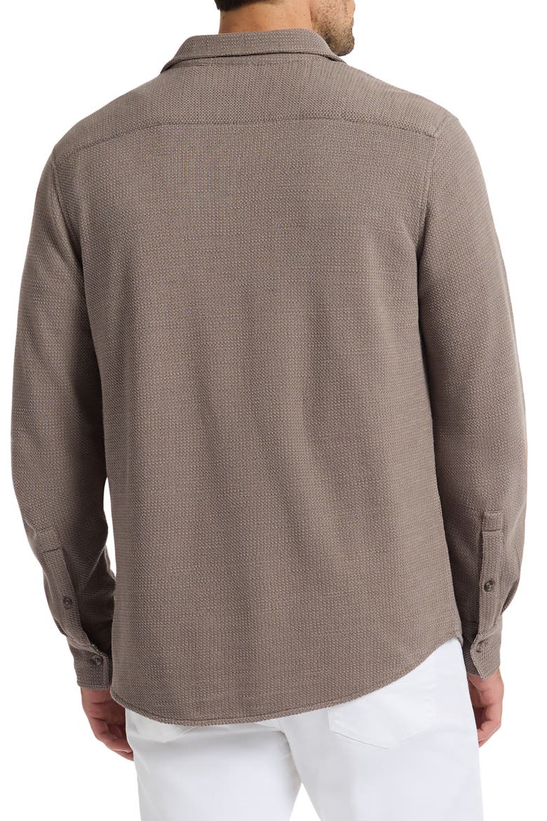 Wayne Long Sleeve Knit Shirt, Alternate, color, LIGHT GREY