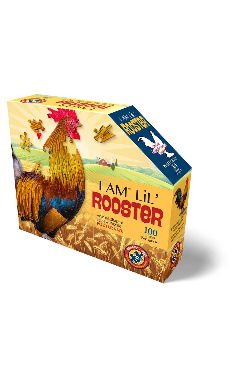 Madd Capp Puzzles LiL' ROOSTER 100 Piece Jigsaw Puzzle, Main, color, Multicolored