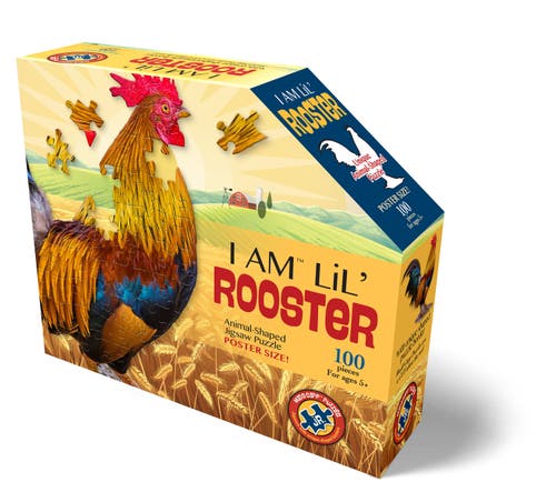 Madd Capp Puzzles LiL' ROOSTER 100 Piece Jigsaw Puzzle in Multicolored  product