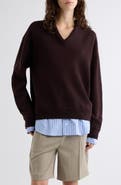 Acne Studios Karooniv Wool V-Neck Sweater
