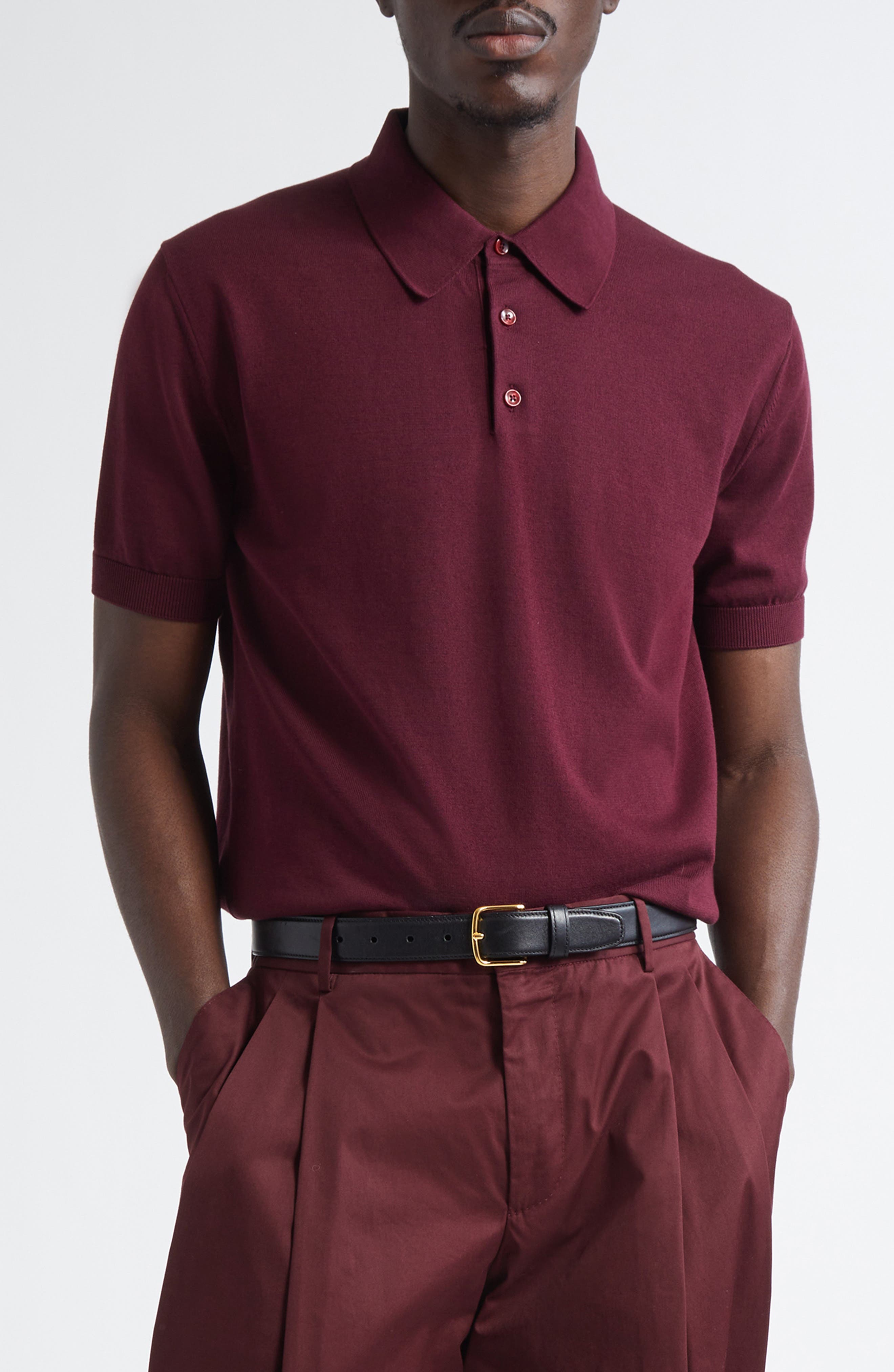 Cotton Polo Sweater
